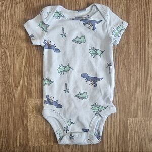 Carter's Blue and Green Dinosaur Bodysuit